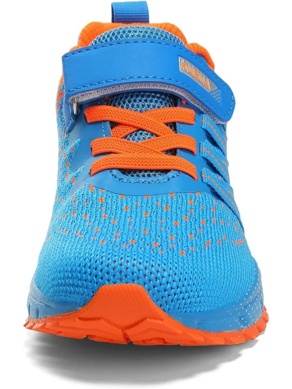Kids Boys Girls Blue Orange Breathable Non Slip Tennis Running Sneakers Shoes